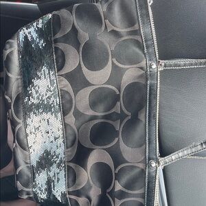 Black Sequin Women's Bag